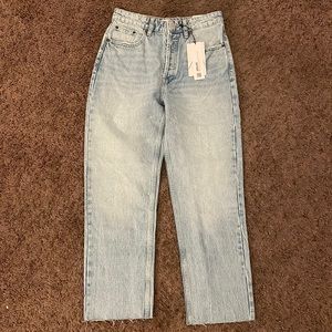 zara high waisted jeans